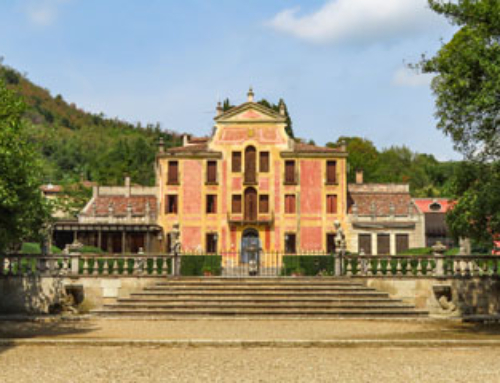 Il giardino storico di Valsanzibio incorniciato dal verde