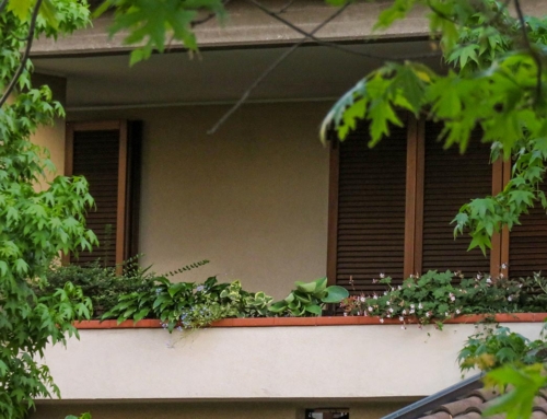 Un piccolo balcone interessante tutto l’anno